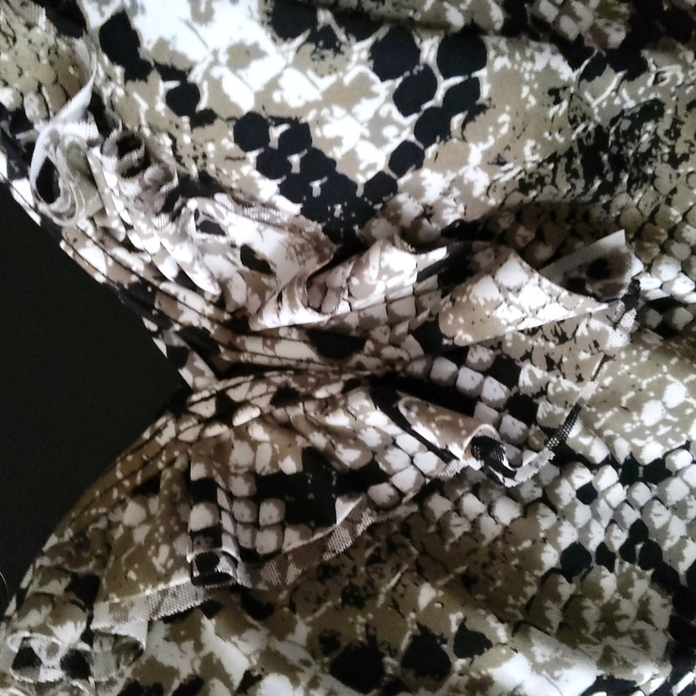 💥NWOT💥Tankini Faux Snakeskin Top - Picture 6 of 7